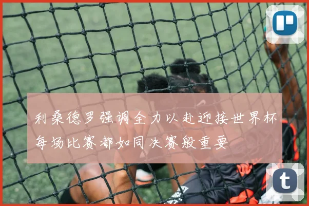 利桑德罗强调全力以赴迎接世界杯每场比赛都如同决赛般重要