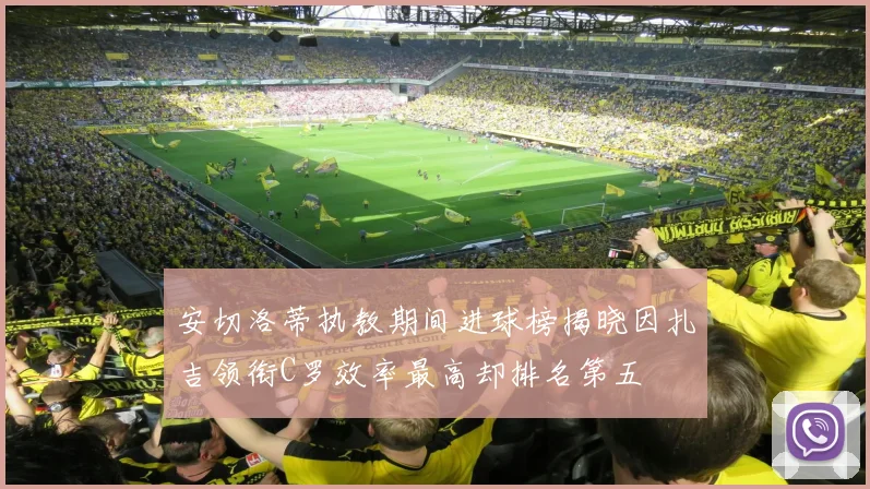 安切洛蒂执教期间进球榜揭晓因扎吉领衔C罗效率最高却排名第五